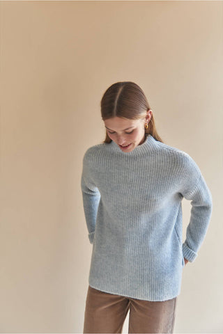 Holly Sweater Blue Stripe